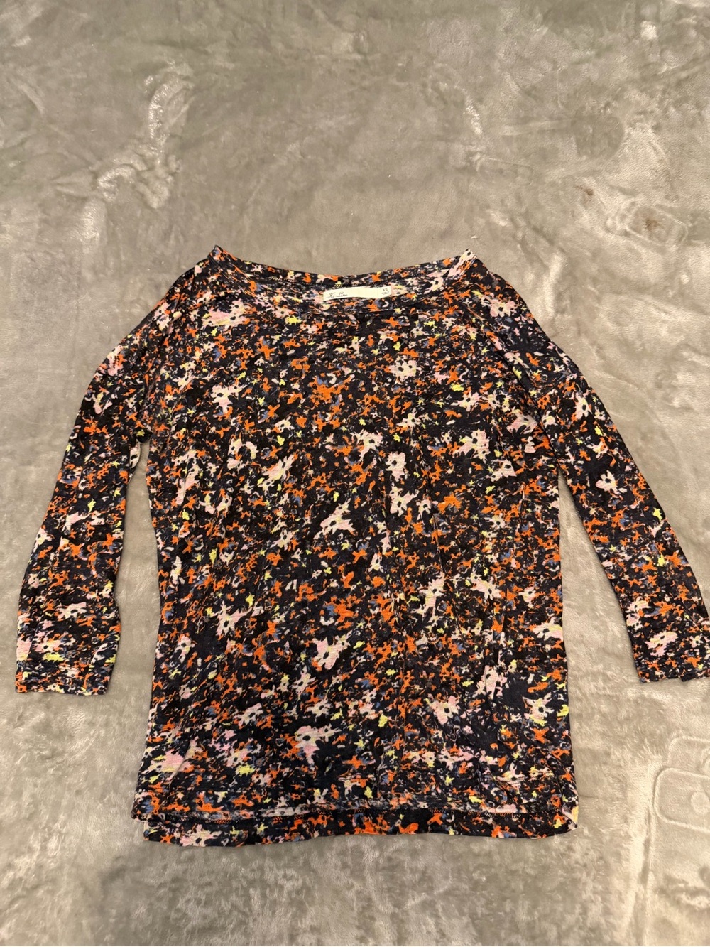 Madewell 3/4 Sleeve Multicolor Tee